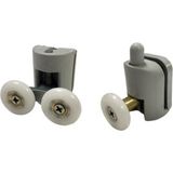 Duşakabin Tekerleği 2 Li Set Gri Teker Çapı 22 mm Rulman Cam Kabinler İçin
