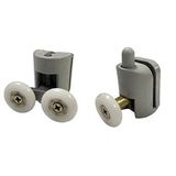 Duşakabin Tekerleği 2 Li Set Gri Teker Çapı 24 mm Rulman Cam Kabinler İçin