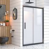 dusakabincim Mira Delta İki Duvar Arası 1 Sabit 1 Sürgü Duşakabin 131x131 Cm Şeffaf cam