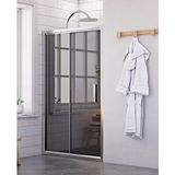 dusakabincim Nova Pure İki Duvar Arası 1 Sabit 1 Sürgü Duşakabin 137x137 Cm Şeffaf cam