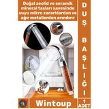 #Duşbaşlığı Zeolid Seramik Mineral Doğal Taş Cilt Boncuklu Su Tasarruflu Kireç Önleyici Duş Başlığı