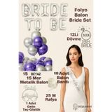 düskapanıparti Bride To Be Folyo Balon Gelin Bekarlığa Veda Parti Malzemeleri Parti Bride Set