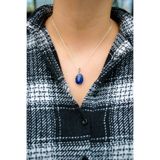 Düşler Orijinal Lapis / Lapis Lazuli (zihinsel Temizlik Taşı) Doğal Taş Kolye