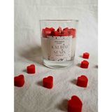 Dust Candle Studio Kalbim Senin – El Yapımı Kokulu Kalpli Soya Mum - 1 Adet