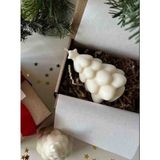Dust Candle Studio Yılbaşı Temalı Çam Ağacı Doğal Kokulu Mum - 1 Adet