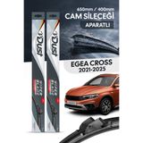 DUST Fiat Egea Cross 2021-2025 Uyumlu Silecek Takımı 650MM/400MM