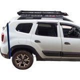 Duster Tavan Sepeti 100 x 160 cm Isme Özel Ultra Dayanıklı Çelik Malzeme Ara Atkısı Olan Her Araca Uyumlu - Siyah