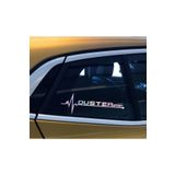 Duster Yan Cam Sticker Oto Kapı 20 Cm X 7 Cm Hologram c26