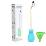 DustFlux Toz Tozu/Büyük Diyatomlu Toprak Ampul Silgi/Toz Aplikatörü - Çevre Dostu - Daha Büyük 8oz Diyatomlu Toprak Ampul Silgi/Aplikatör (Mavi)