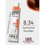 Düşük Amonyaklı Saç Boyası 60ML Açık Kumral Dore Bakır 8.34