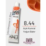 Düşük Amonyaklı Saç Boyası 60ML Açık Kumral Yoğun Bakır 8.44