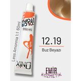 Düşük Amonyaklı Saç Boyası 60ML Buz Beyazı 12.19