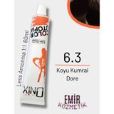 Düşük Amonyaklı Saç Boyası 60ML Koyu Kumral Dore 6.3