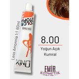 Düşük Amonyaklı Saç Boyası 60ML Yoğun Açık Kumral 8.00