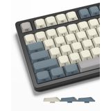 Düşük Profilli Tuş Kapakları - Yan Baskılı Tuş Kapakları, Klavye Keycaps Yüzde 75 PBT Keycaps için Tam Boy Keycaps 60% 65% 75% 80% 100% Cherry Gateron MX Anahtarları Mekanik Klavye