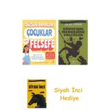 Düşün Bakalım! - Çocuklar İçin Felsefe + Dünyanın Merkezine Yolculuk + Siyah İnci Hediye