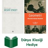Düşün Yayıncılık Kur'an'a Göre Beşeri Siyaset + Geometri + Dünya Klasiği Hediye - Hayır