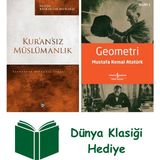 Düşün Yayıncılık Kur'an'sız Müslümanlık + Geometri + Dünya Klasiği Hediye - Hayır