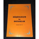 Düşünceler Ve Duygular İthaflı-İmzalı (Sahafiye Kitap)