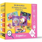 Düşyeri Bilim Kurgu 32 Yapboz Bir Arada 32 Parça
