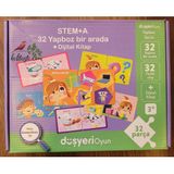 Düşyeri Oyun Stem+A Mor 32 Yapboz Bir Arada