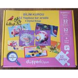 Düşyeri Oyun Stem+A Sarı 32 Yapboz Bir Arada