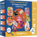 Düşyeri Sanat ve Spor Dalları- 50 Parça 20 Yapboz