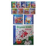 Düşyeri Yayınları Öğrenceli Etkinlikler-Benden Kaçmaz Aktivite Etkinlik Hikaye Ve Boyama Kitapları 12 Kitap