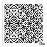 Duvar Dekor Stencil Şablon (40x40) Hd-108