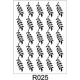 Duvar Dekor Stencil Şablon (40x40) R-025