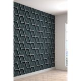 Duvar Kağıdı 3 Boyutlu Geometrik Şekil Desenli Silinebilir Duvar En X Boy, 300 x 200