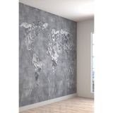 Duvar Kağıdı 3 Boyutlu Sıva Duvar Kaya Harita Desenli Tekstil Duvar Kağıdı, 275 x 100