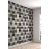 Duvar Kağıdı 3 Boyutlu Taş Duvar Desenli Silinebilir Tekstil Duvar Kağıdı, 400 x 280