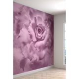 Duvar Kağıdı 3d Pembe Gül Desenli Isı Ve Ses Yalıtımlı Sağlıklı Tekstil Duvar Kağıdı, 200 x 250