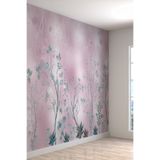Duvar Kağıdı Çiçek Ve Yaprak Desenli Silinebilir Sağlıklı Tekstil En X Boy, 450 x 240