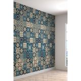 Duvar Kağıdı Çini Desenli Silinebilir Sağlık Dostu Tekstil En X Boy, 550 x 240