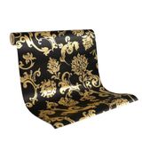 DUVAR KAĞIDI Duvar Kağıdı Siyah&Altın Damask Dash Design Gold Collar -Vinil