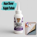 Duvar Kağıdı Yapıştırıcısı Hazır (150 Gr) Şeffaf Sıvı Tutkal Vinil Bordür Tekstil Kağıtları Yapıştır - 1 Adet