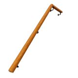 Duvar Merdiven Korkuluk Küpeşte, Duvara Monte Küpeşte Kiti 1 ft-10 ft, Aile ve Çocuklar için Güvenlik Merdiven Desteği, Bahçe Koridor Korkuluğu, Çatı Güvertesi 5ft (150cm) - Dayanıklı ve Kurulumu