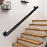 Duvar Merdiven Korkuluk Küpeşte, Paslanmaz Çelik Merdiven Küpeşte - Duvara Monte Metal Korkuluklar, 1 ft-20 ft Ayarlanabilir Tutunma Ray Kiti Ev, Anaokulu, Çatı Katları, Koridorlar için (13,1 FT)