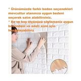 Duvar Paneli Beyaz 3D Dekoratif Kendinden Yapışkanlı Esnek Duvar Kağıdı Kaplama Paneli Köpük - 70 x 38 cm