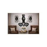 Duvar Saati 40 Cm Çiçekler 30 Cm Kişiye Özel Modern Tasarım No 141