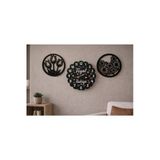 Duvar Saati 40 Cm Çiçekler 30 Cm Kişiye Özel No 1013