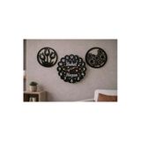 Duvar Saati 40 Cm Çiçekler 30 Cm Kişiye Özel No 1024