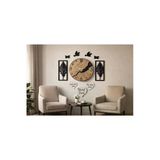 Duvar Saati 40 Cm Çiçekler 30 Cm Kişiye Özel Şık No 20036
