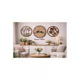 Duvar Saati 40 Cm Çiçekler 30 Cm Kişiye Özel Şık Ve Tasarım No1048