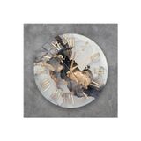Duvar Saati, Cam Duvar Saati, Salon İçin Saat Modelleri 36x36 cm 3T846874199