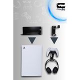 Duvar Standı PS5 ve Dualsense Şarj İstasyonu İçin Joystick Konsol Tutacağı 2'li Paket