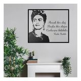 Duvar Süsü Şeffaf Pleksi Tablo Frida Kahlo 35X25
