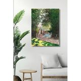 Duvar Tablosu Dikey Kanvas Tekli Salon Mutfak Yatak Odası Ofis Claude Monet Parc Monceau Tablosu